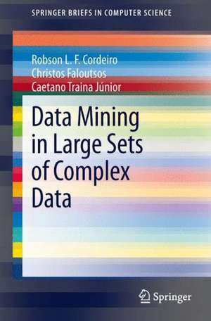 Data Mining in Large Sets of Complex Data de Robson Leonardo Ferreira Cordeiro