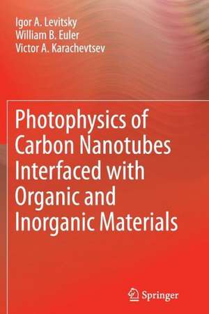 Photophysics of Carbon Nanotubes Interfaced with Organic and Inorganic Materials de Igor A. Levitsky