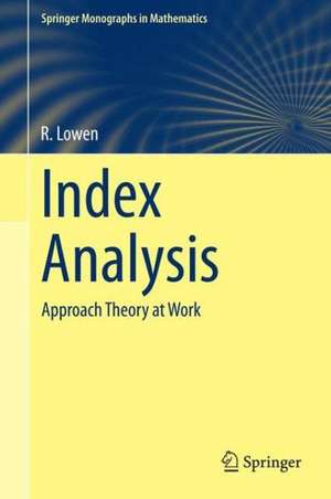 Index Analysis: Approach Theory at Work de R. Lowen