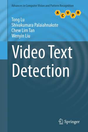 Video Text Detection de Tong Lu