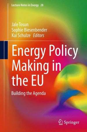 Energy Policy Making in the EU: Building the Agenda de Jale Tosun