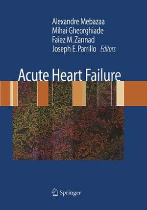 Acute Heart Failure de Alexandre Mebazaa