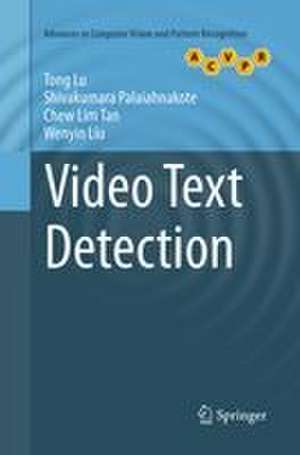 Video Text Detection de Tong Lu