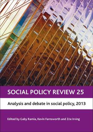 Social Policy Review 25: Analysis and Debate in Social Policy, 2013 de Gaby Ramia