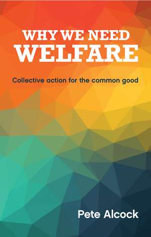 Why We Need Welfare: Collective Action for the Common Good de Pete Alcock