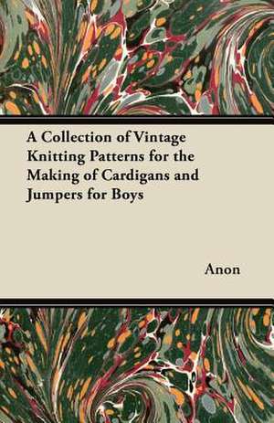 A Collection of Vintage Knitting Patterns for the Making of Cardigans and Jumpers for Boys de Anon