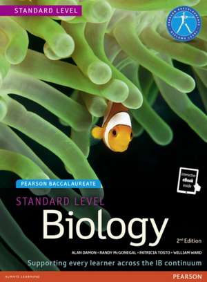 Pearson Baccalaureate Biology Standard Level 2nd edition print and ebook bundle for the IB Diploma de Brenda Parkes