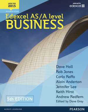 Edexcel AS/A level Business 5th edition Student Book and ActiveBook de Alain Anderton