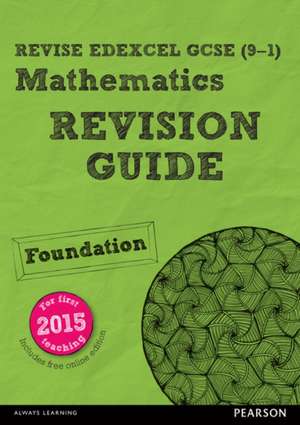 Pearson REVISE Edexcel GCSE Maths (Foundation) Revision Guide: incl. online revision, quizzes and videos - for 2025, 2026 exams de Harry Smith