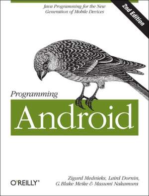 Programming Android 2e de Zigurd Mednieks