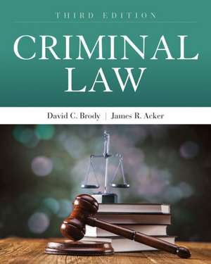 Criminal Law de David C Brody