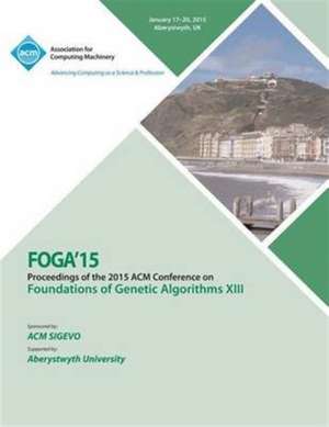 Foga 15 Foundations on Genetic Algorithms XIII de Foga 15 Conference Committee