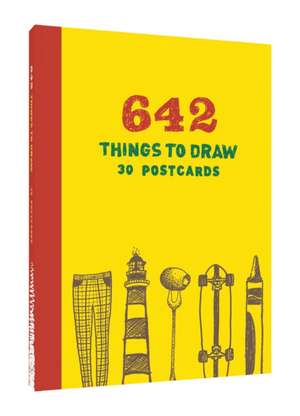 642 Things to Draw: 30 Postcards de Chronicle Books