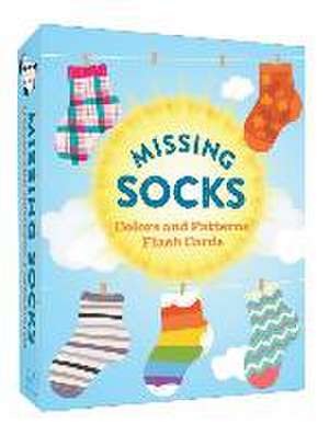 Missing Socks Colors and Patterns Flash Cards de Chronicle Books