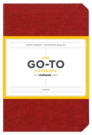 Go-To Notebook with Mohawk Paper, Brick Red Dotted de Chronicle Books