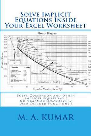 Solve Implicit Equations Inside Your Excel Worksheet de M. a. Kumar