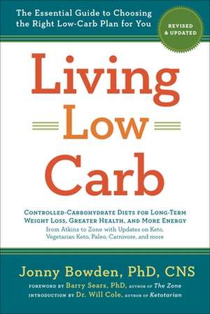 Living Low Carb de Jonny Bowden