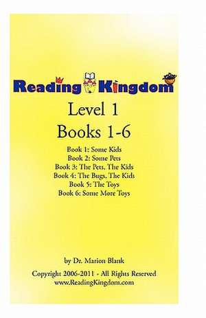 Reading Kingdom Level 1 Books 1-6 de Dr Marion Blank