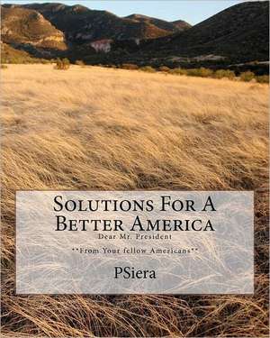 Solutions for a Better America de Psiera