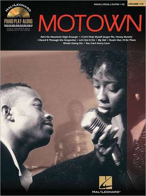 Motown: Piano Play-Along Volume 114 de Hal Leonard Corp