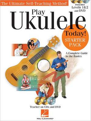 Play Ukulele Today! Starter Pack: A Complete Guide to the Basics [With 2 CDs and DVD] de Barrett Tagliarino