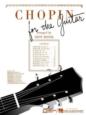 Chopin for Guitar de Frederic Chopin