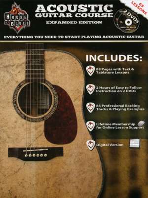 House of Blues Acoustic Guitar Course - Expanded Edition de John McCarthy