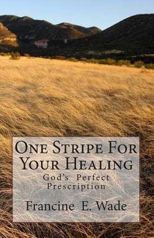 One Stripe for Your Healing de Francine E. Wade