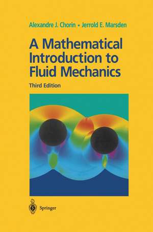 A Mathematical Introduction to Fluid Mechanics de Alexandre J. Chorin