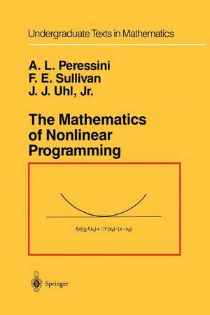 The Mathematics of Nonlinear Programming de Anthony L. Peressini