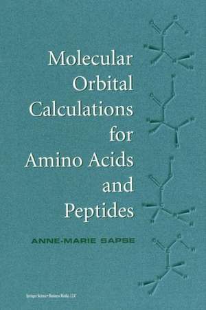 Molecular Orbital Calculations for Amino Acids and Peptides de Anne-Marie Sapse