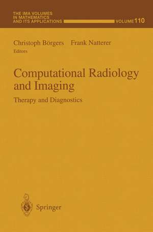 Computational Radiology and Imaging: Therapy and Diagnostics de Christoph Börgers