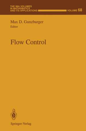 Flow Control de Max D. Gunzburger