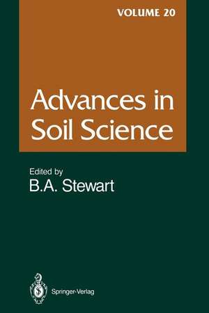 Advances in Soil Science: Volume 20 de M. Becker