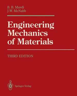 Engineering Mechanics of Materials de B. B. Muvdi