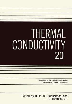 Thermal Conductivity 20 de J.R., Jr. Thomas