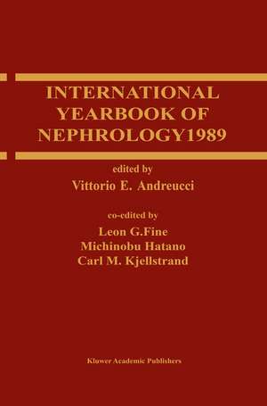 International Yearbook of Nephrology 1989 de V.E. Andreucci