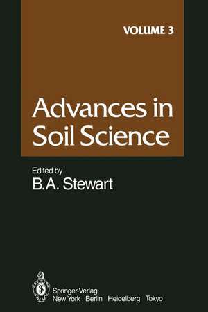 Advances in Soil Science: Volume 3 de Z. Gerstl