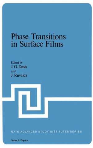 Phase Transitions in Surface Films de J. G. Dash