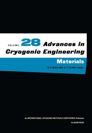 Advances in Cryogenic Engineering Materials de R. W. Fast