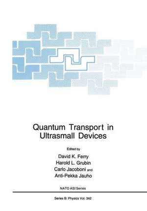 Quantum Transport in Ultrasmall Devices: Proceedings of a NATO Advanced Study Institute on Quantum Transport in Ultrasmall Devices, held July 17–30, 1994, in II Ciocco, Italy de David K. Ferry