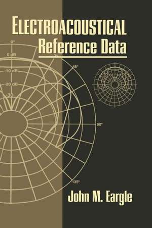 Electroacoustical Reference Data de John Eargle