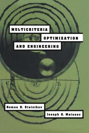 Multicriteria Optimization and Engineering de R.B. Statnikov