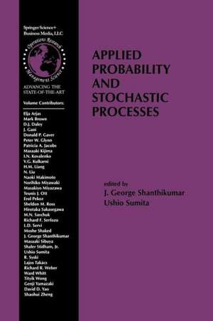 Applied Probability and Stochastic Processes de J. George Shanthikumar