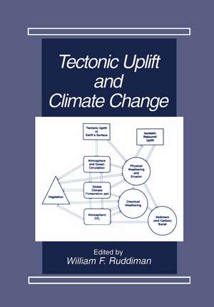 Tectonic Uplift and Climate Change de William F. Ruddiman