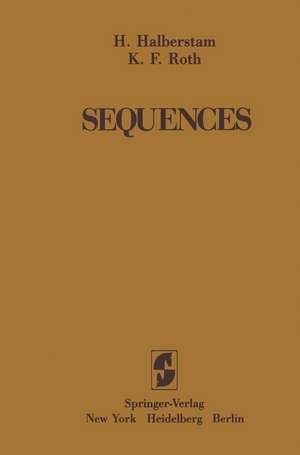 Sequences de H. Halberstam