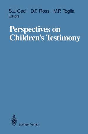 Perspectives on Children’s Testimony de Stephen J. Ceci