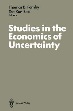 Studies in the Economics of Uncertainty: In Honor of Josef Hadar de Thomas B. Fomby