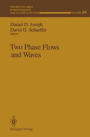 Two Phase Flows and Waves de Daniel D. Joseph