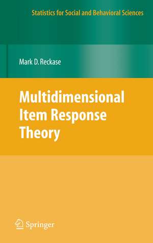 Multidimensional Item Response Theory de M.D. Reckase